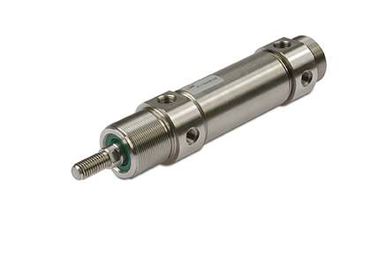 Cilindros Round en acero inoxidable, diámetros de 32 a 63 mm