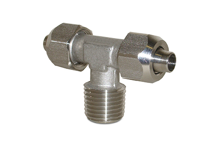 Raccordi a calzamento in acciaio inossidabile AISI 316, tubi da Ø 6 a 10 mm, filetti da 1/8” a 1/2”