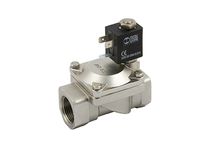 Elettrovalvole 2 vie sevoassistite, membrana, corpo ottone o inox