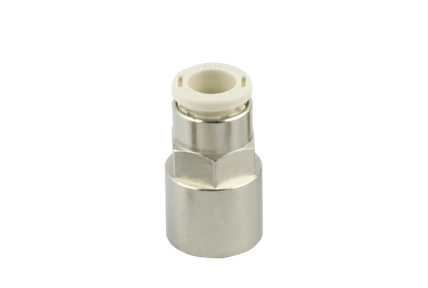 Raccordi automatici in ottone senza piombo serie F-E PLUS, tubi da ø 4 a 10 mm, filetti da M5 a 1/2”