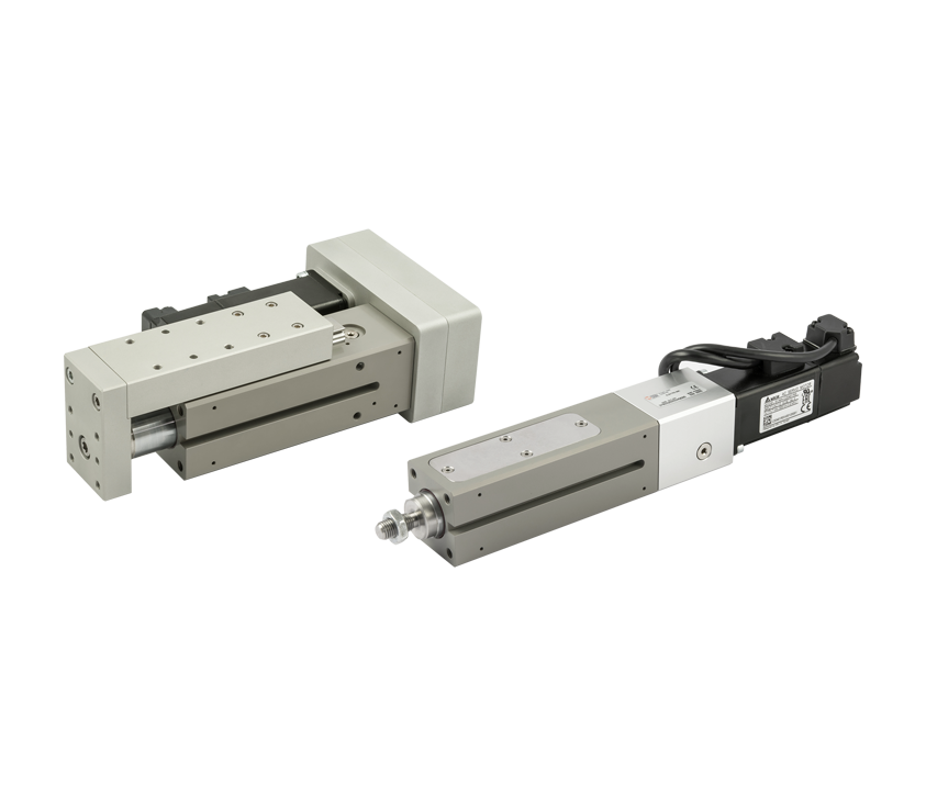 Slitta elettrica Serie Elektro CS e Cilindro elettrico compatto Serie Elektro SSC con corse fino a 200 mm
