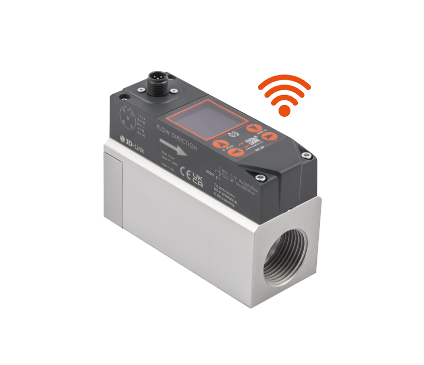 Ampliamento gamma: flussimetro Serie Flux Taglie 1 e 2 con collegamento Wireless